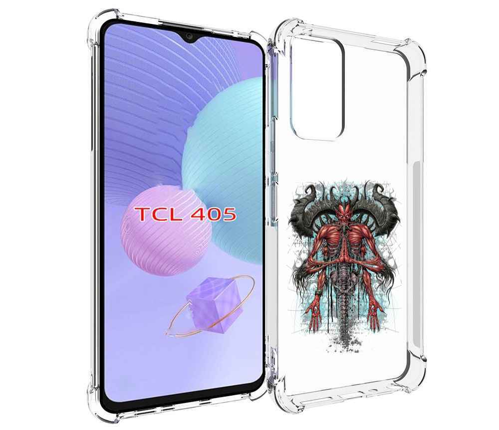 

Чехол MyPads дьявол для TCL 405, Tocco