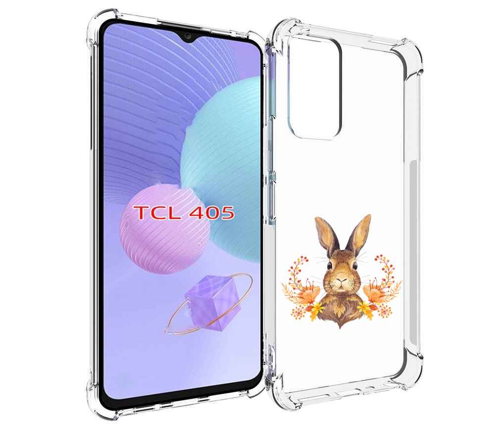 

Чехол MyPads зайка в цветах для TCL 405, Tocco