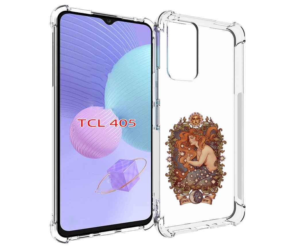 

Чехол MyPads звездная девушка абстракция для TCL 405, Tocco