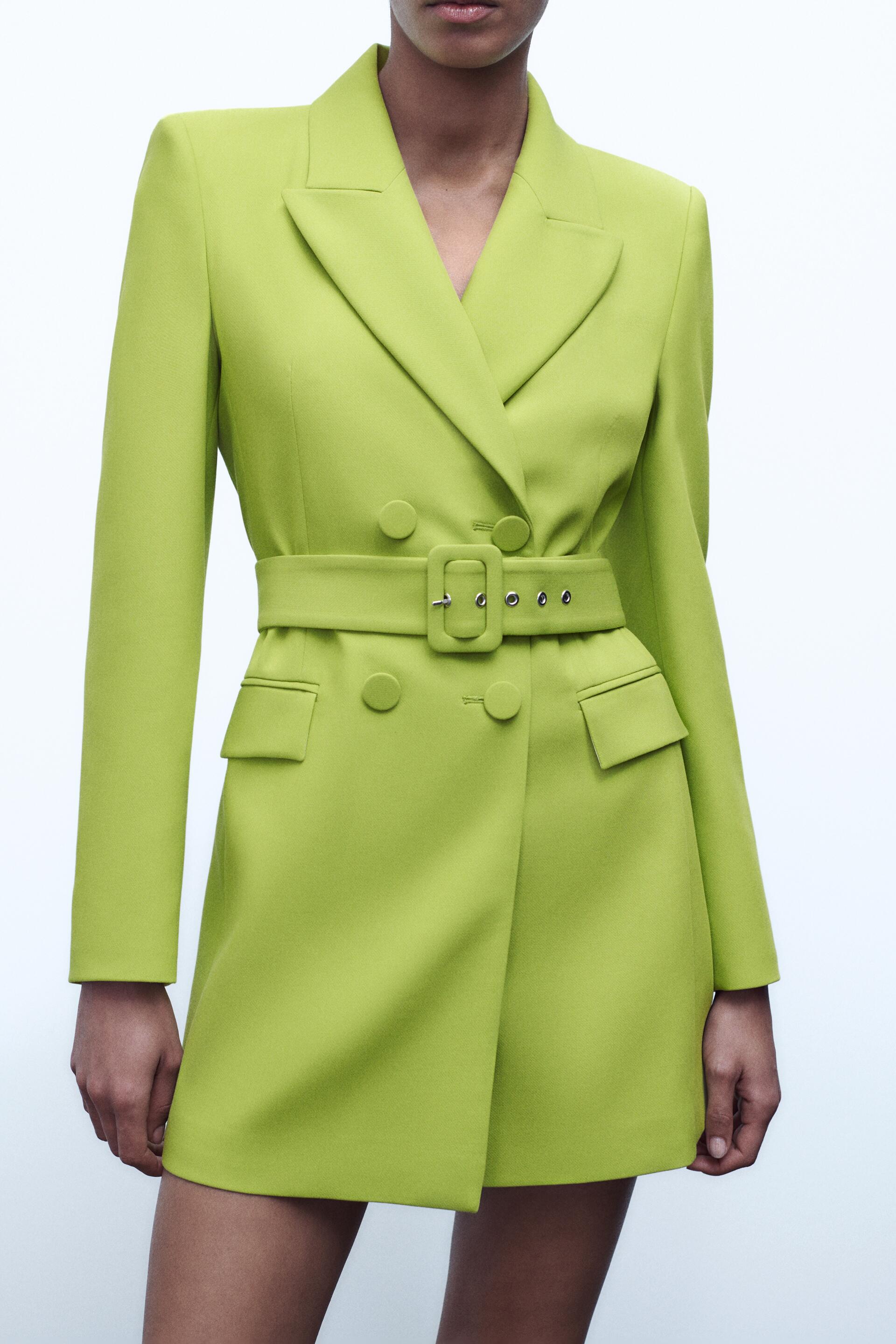 

Жакет женский ZARA 02461636 зеленый S (доставка из-за рубежа), 02461636