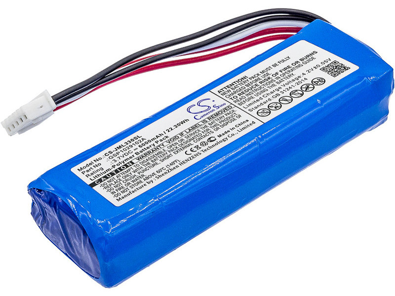 фото Аккумулятор cameron sino для jbl charge 3 3.7v 6000mah 22.20wh 075401 cameronsino