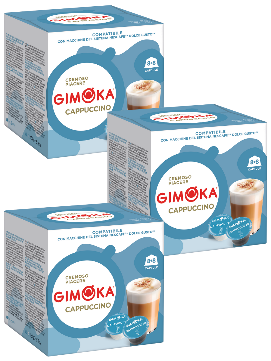 

Набор Gimoka Cappuccino / Капучино для кофемашин Dolce Gusto, 48 шт, Cappuccino 48