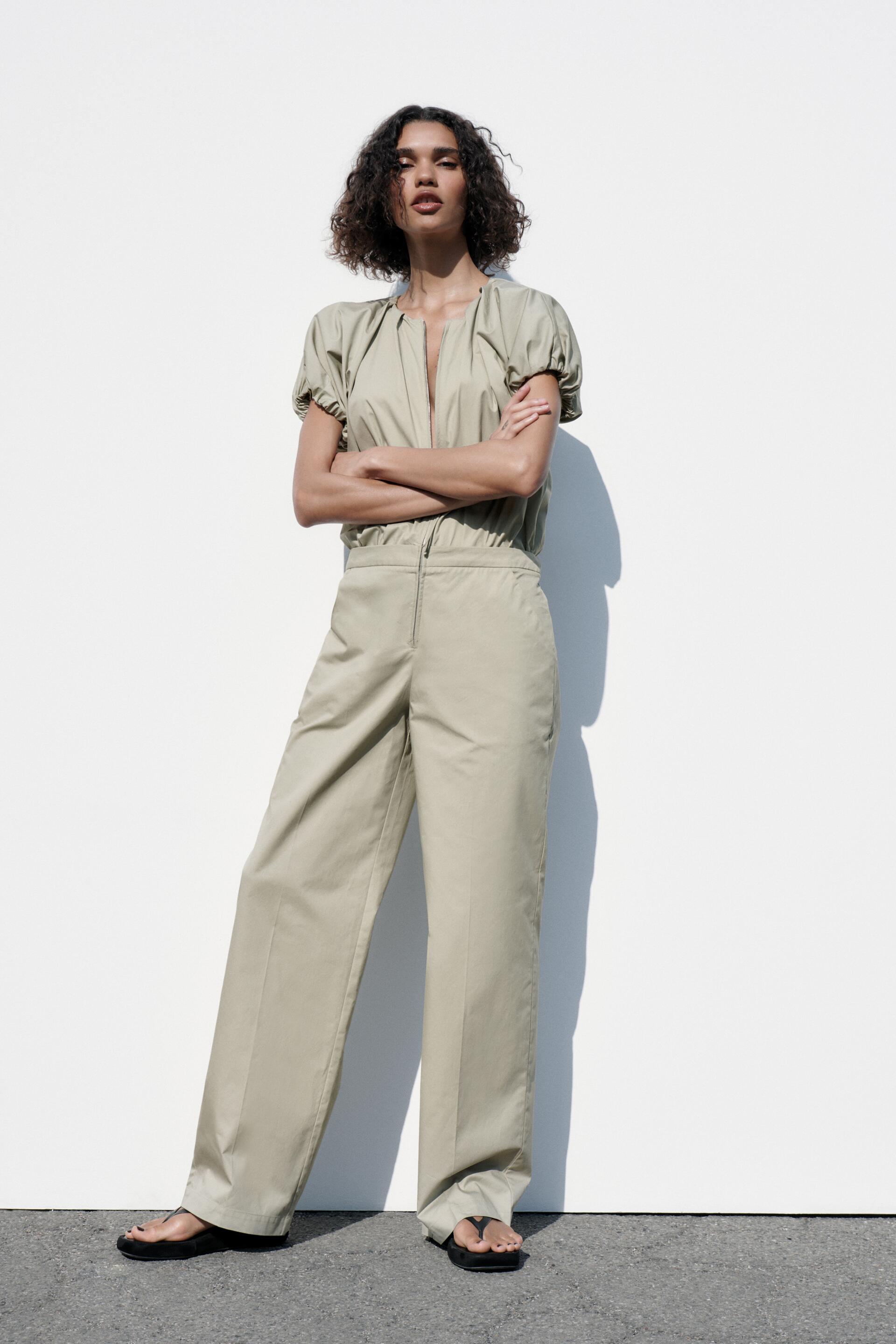 

Комбинезон женский ZARA 02465210 хаки L (доставка из-за рубежа), 02465210