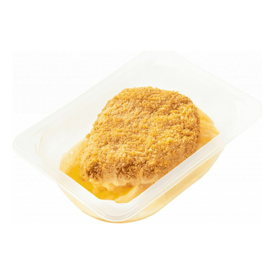 

Картофельное пюре Простая еда и котлета куриная 250 г