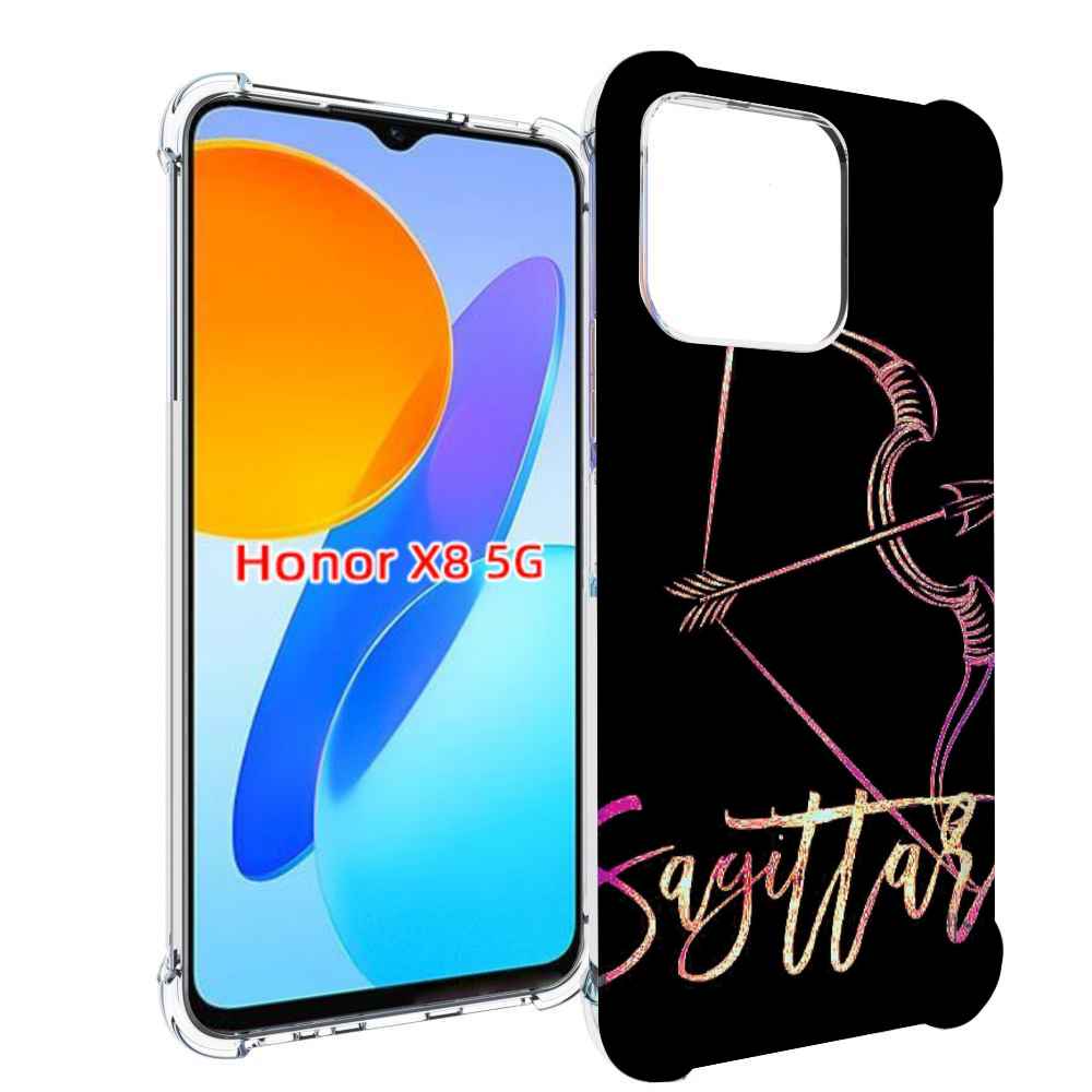 

Чехол MyPads знак зодиака стрелец 3 для Honor X8 5G, Прозрачный, Tocco
