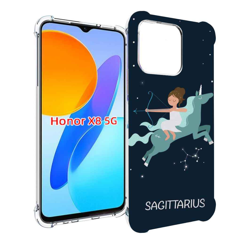 

Чехол MyPads знак зодиака стрелец 5 для Honor X8 5G, Прозрачный, Tocco