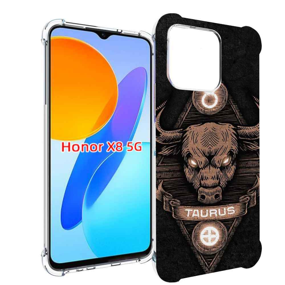 

Чехол MyPads знак зодиака телец 2 для Honor X8 5G, Прозрачный, Tocco