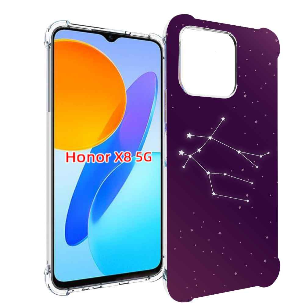 

Чехол MyPads знак-зодиака-близнецы-4 для Honor X8 5G, Прозрачный, Tocco