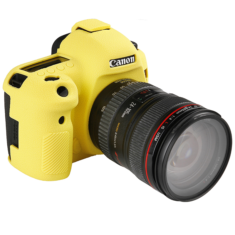 Чехол MyPads для фотоаппарата Canon EOS 5D Mark IV Body желтый