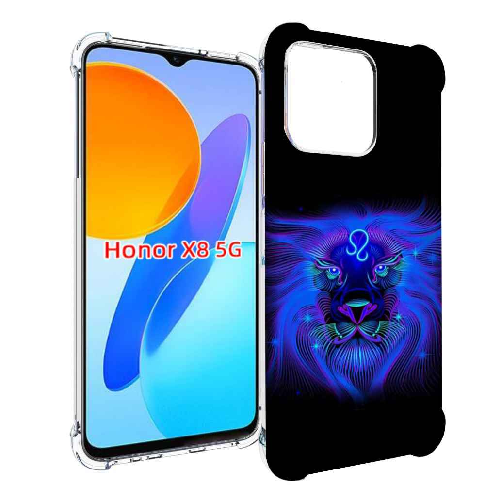 

Чехол MyPads знак-зодиака-лев-3 для Honor X8 5G, Прозрачный, Tocco