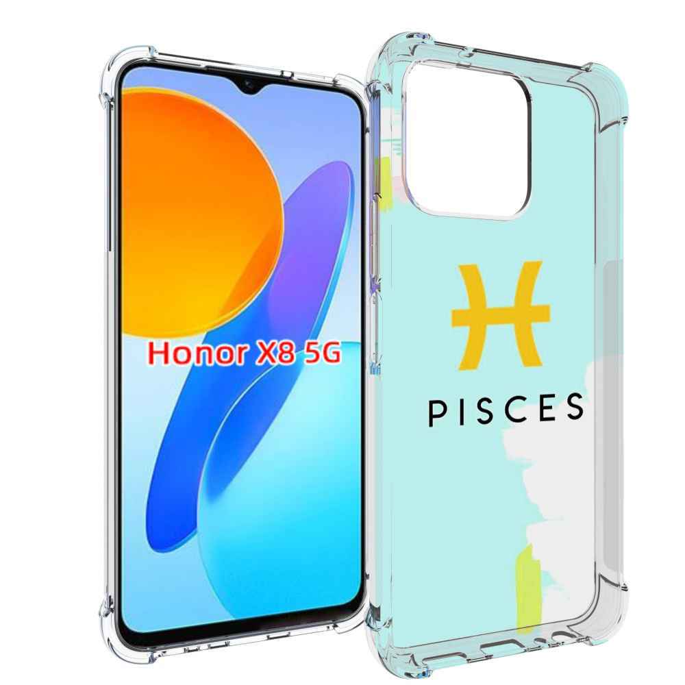 

Чехол MyPads знак-зодиака-рыбы-2 для Honor X8 5G, Прозрачный, Tocco