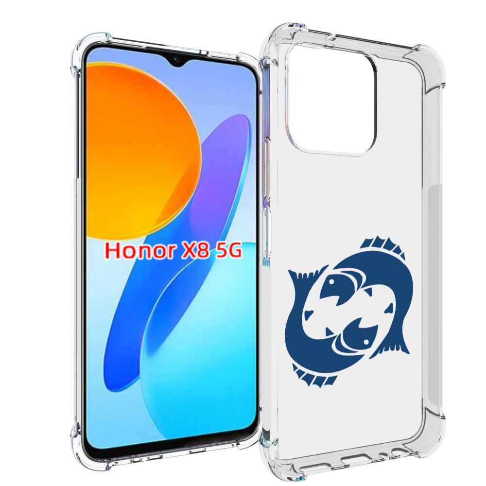 

Чехол MyPads знак-зодиака-рыбы-7 для Honor X8 5G, Прозрачный, Tocco