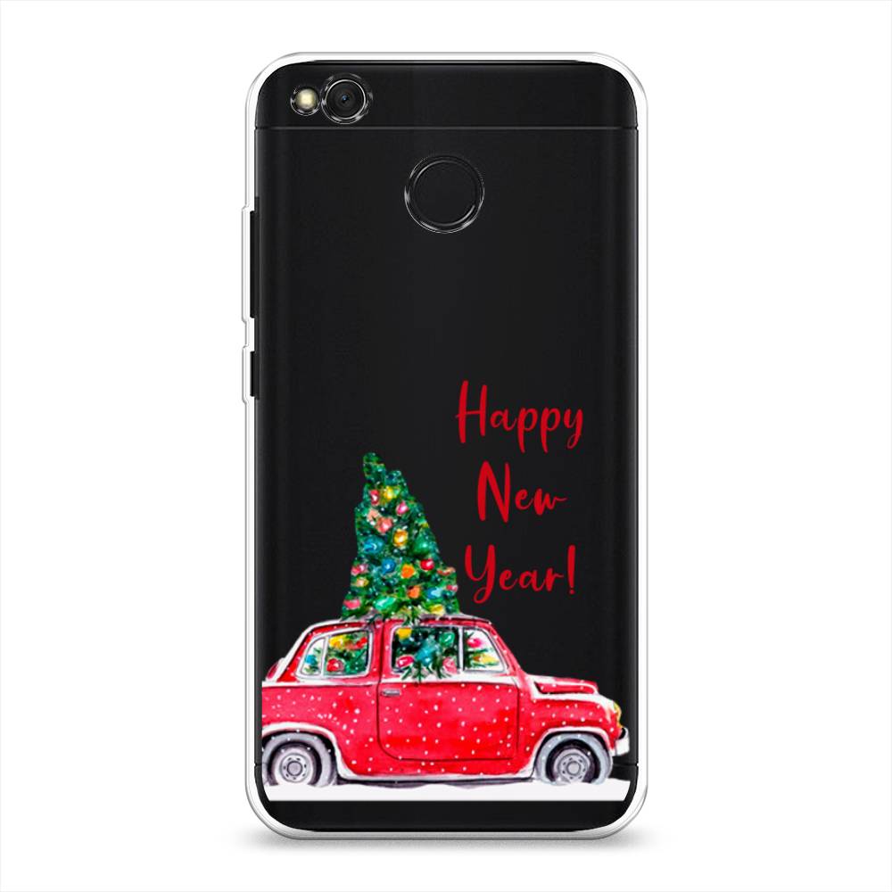 

Чехол на Xiaomi Redmi 4X "Happy New Year", Красный;зеленый, 31450-5