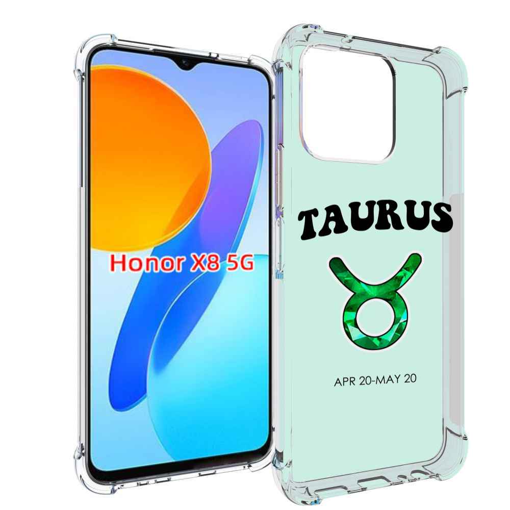

Чехол MyPads знак-зодиака-телец-1 для Honor X8 5G, Прозрачный, Tocco