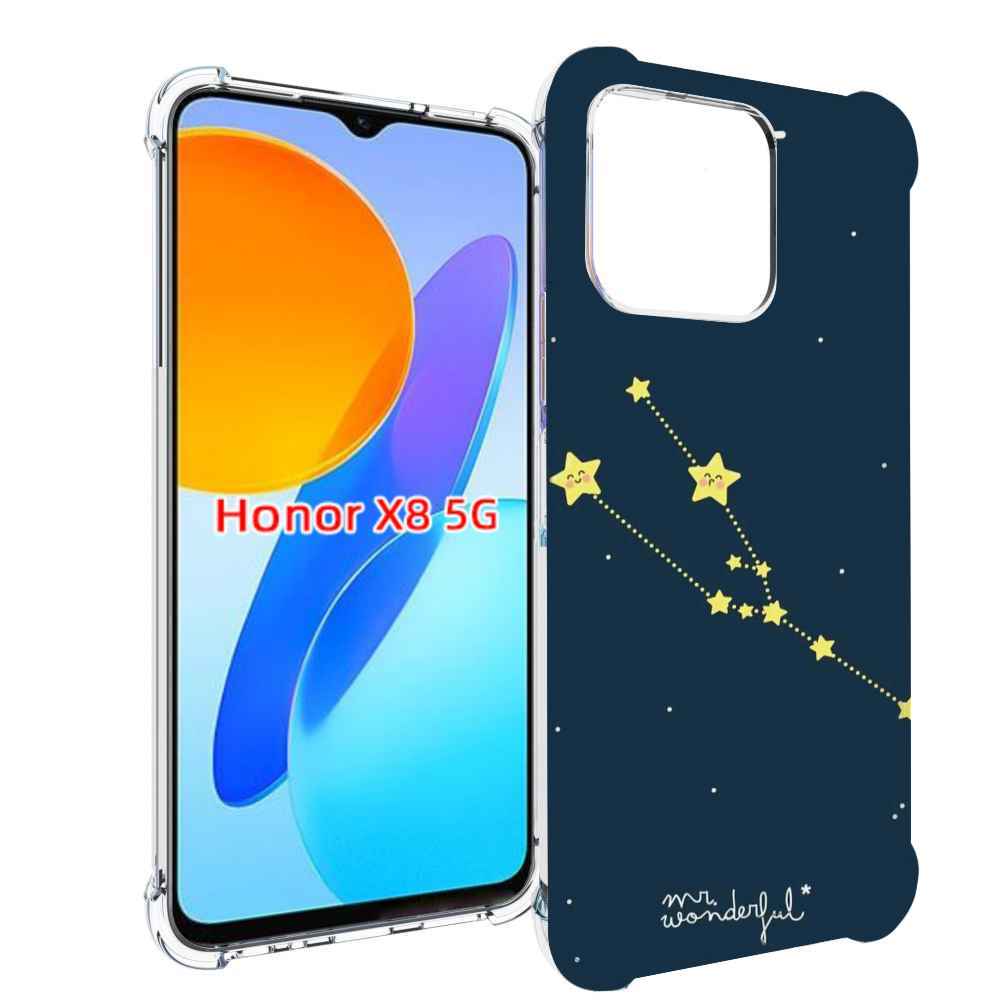 

Чехол MyPads знак-зодиака-телец-4 для Honor X8 5G, Прозрачный, Tocco