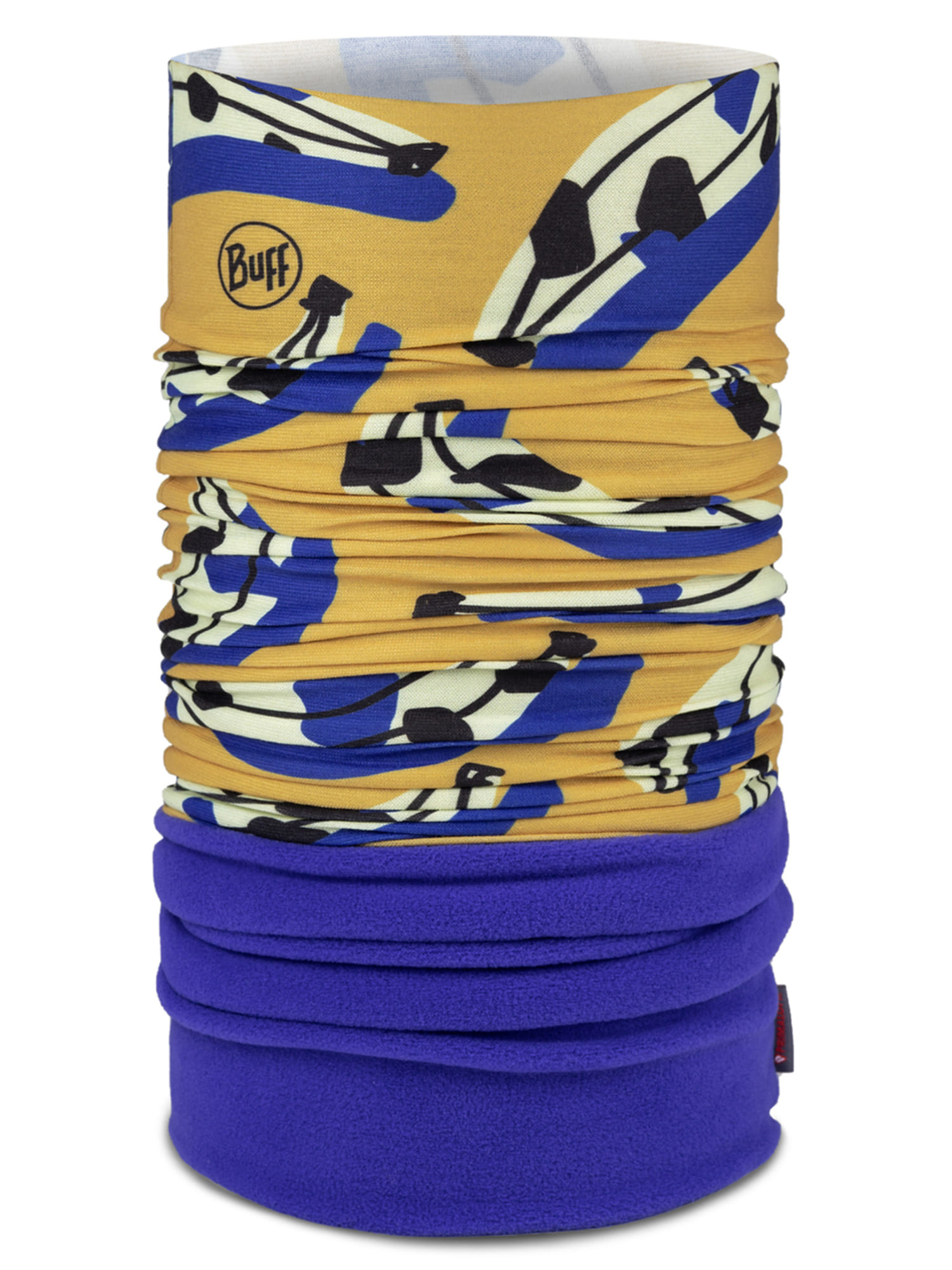 

Бандана Buff Polar Pugy Ultramarine (Us:б/Р) 2024-25, Желтый;синий, Polar