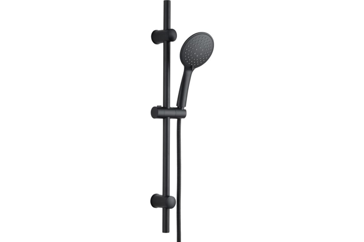 фото Душевой гарнитур esko чёрный scs855black