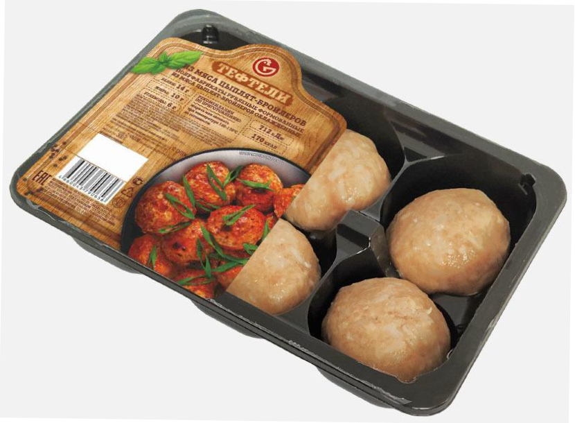 

Тефтели из мяса цыплят-бройлеров Межениновские продукты охлажденные 450 г