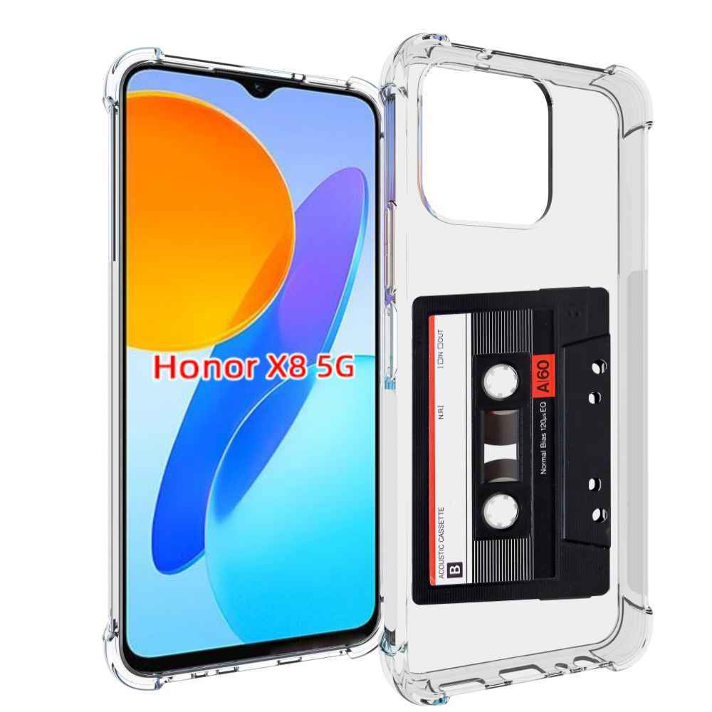 

Чехол MyPads касета для Honor X8 5G, Прозрачный, Tocco