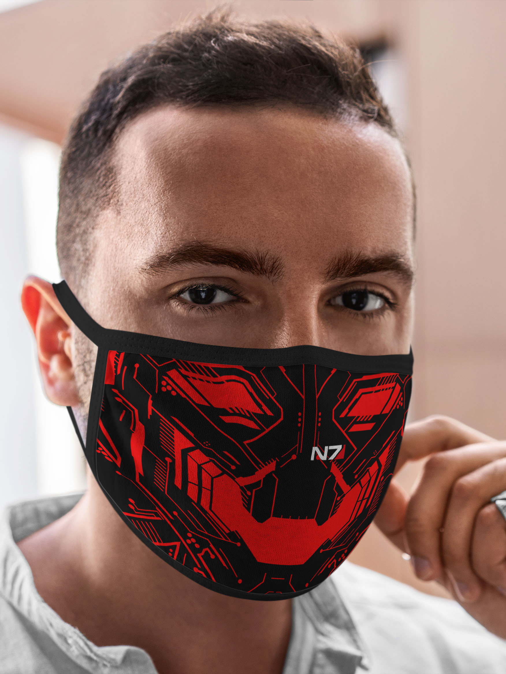 

Многоразовая маска унисекс Burnettie Mass Effect N7, Разноцветный, Mass Effect N7