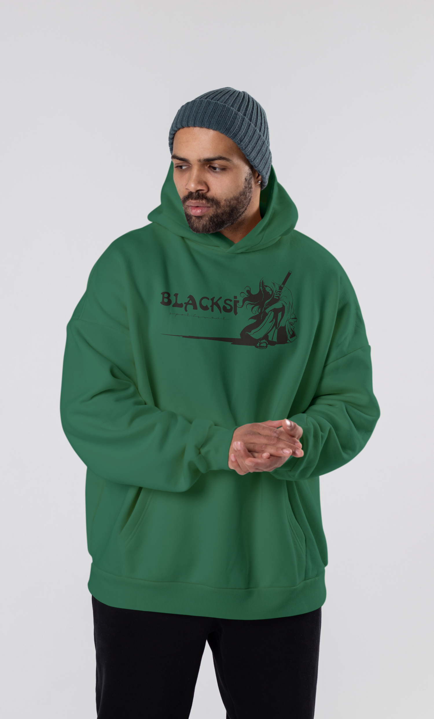 

Худи мужское BLACKSI 2981 зеленое L, Зеленый, 2981