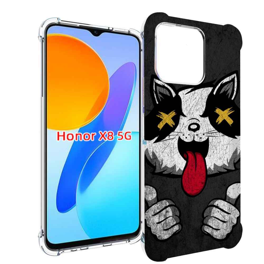 

Чехол MyPads классный зверек для Honor X8 5G, Прозрачный, Tocco
