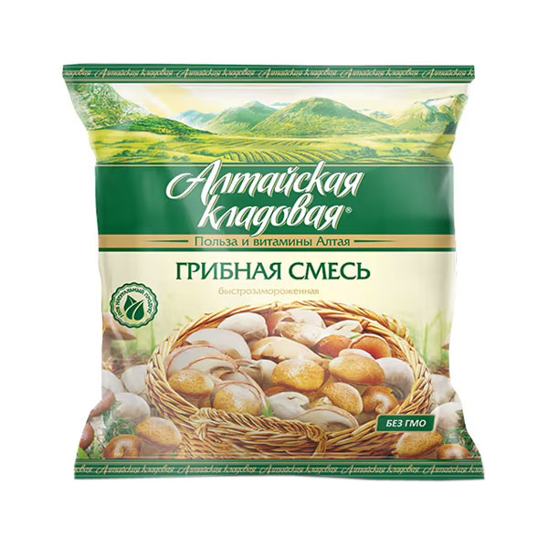 

Смесь Алтайская кладовая грибная быстрозамороженная 300 г