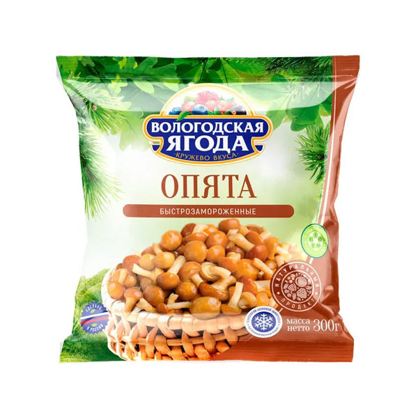 

Опята Кружево Вкуса замороженные 300 г