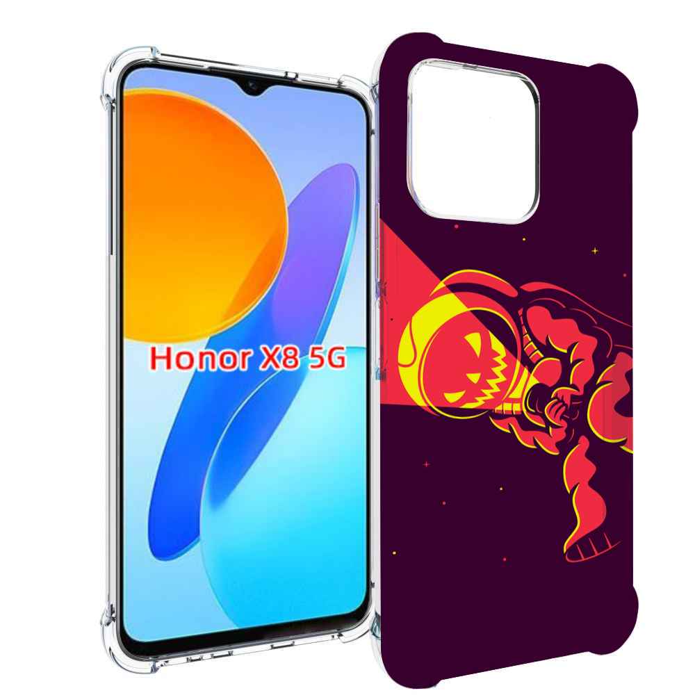 

Чехол MyPads космонавт-в-хеллуин для Honor X8 5G, Прозрачный, Tocco