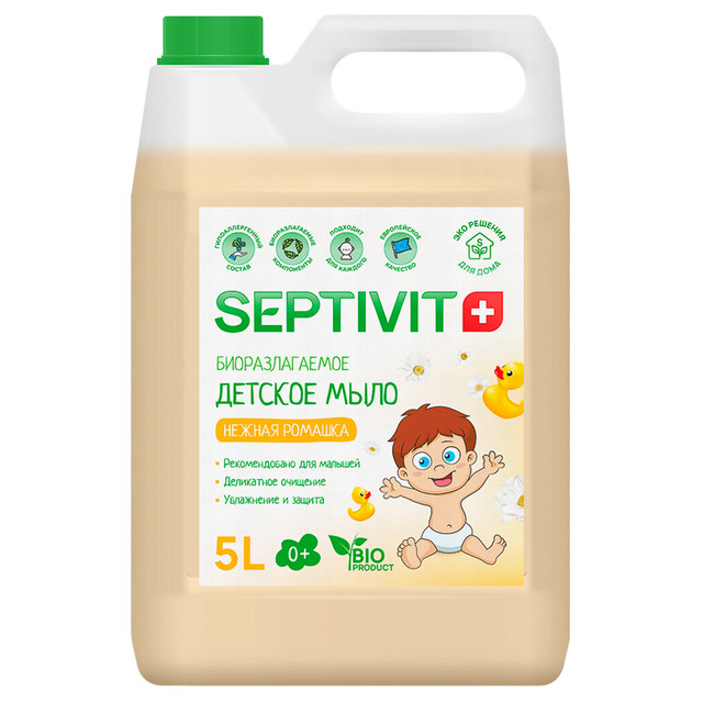 Мыло детское SEPTIVIT Premium Нежная ромашка 5л