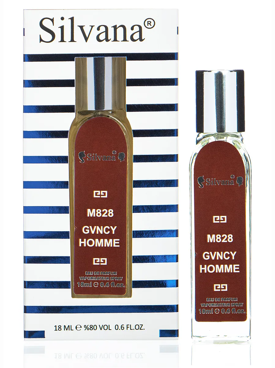 

Парфюмерная вода Silvana M828 GVNCY HOMME 18 мл, Silvana M828 GVNCY HOMME