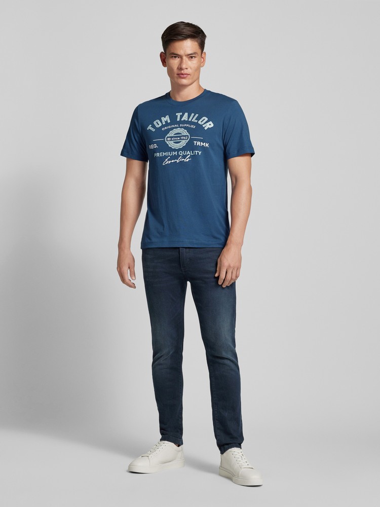 

Футболка мужская TOM TAILOR 1037735 синяя M, Синий, 1037735