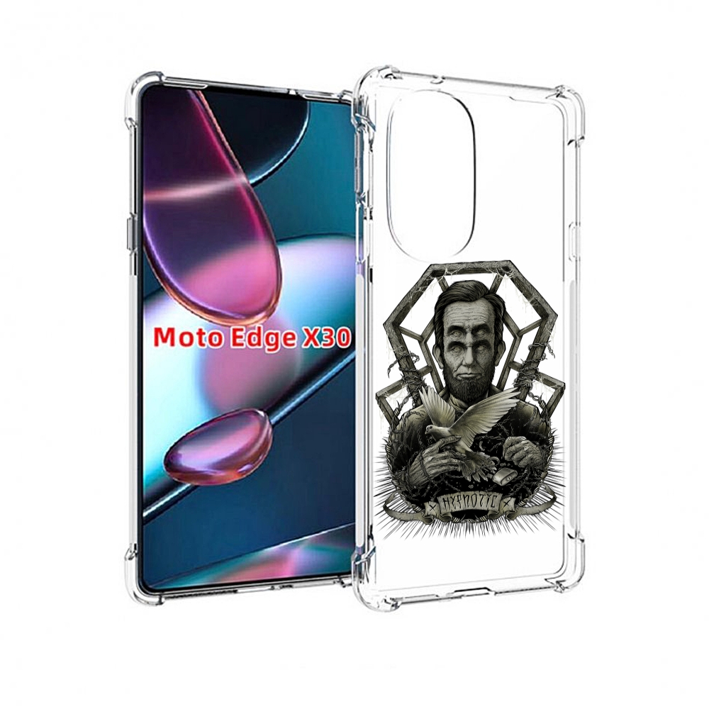 

Чехол MyPads франклин абстракция для Motorola Moto Edge X30, Прозрачный, Tocco