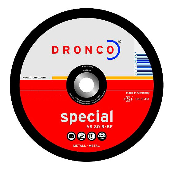 

Диск обдирочный 180 x 6 х 22,23 мм DRONCO A 30 T, 3186041