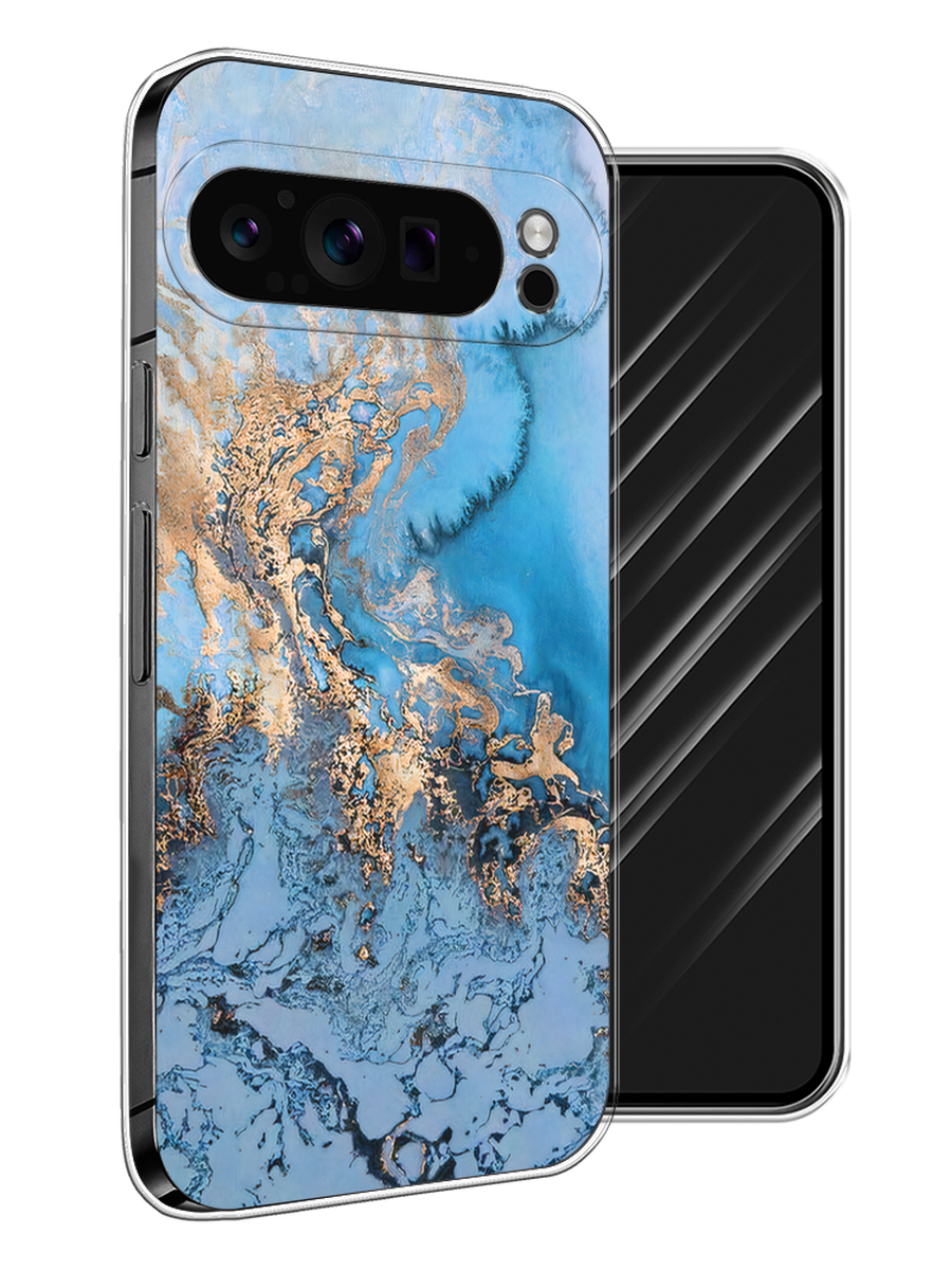 

Чехол Awog на Google Pixel 9 Pro "Морозная лавина синяя", Серебристый, 272050-1