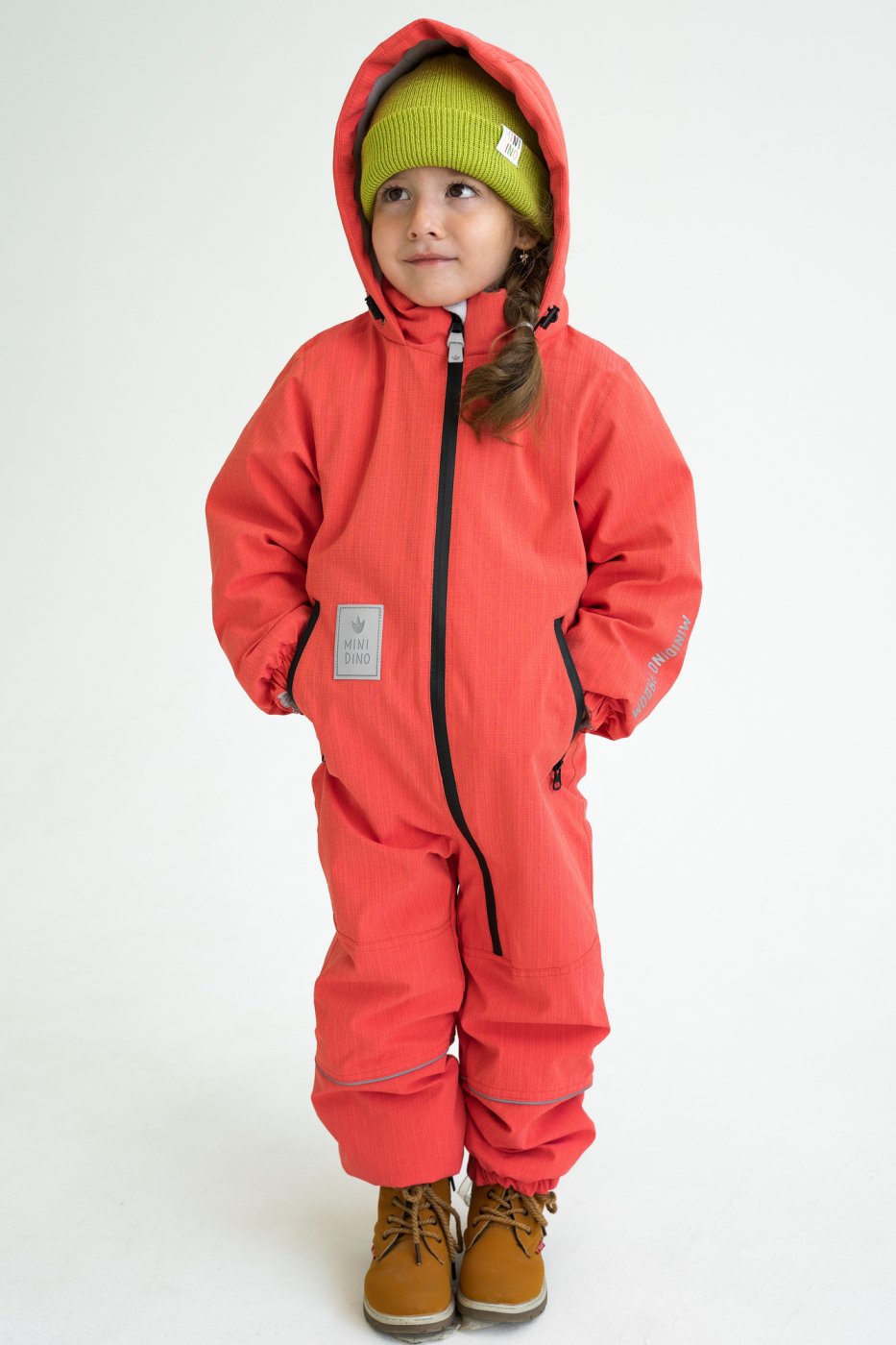 

Комбинезон детский Minidino B-KOM-005, коралл, 116, Красный, B-KOM-005