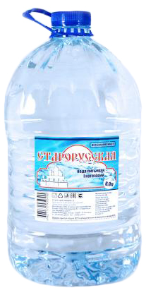 

Вода питьевая Старорусская негазированная 6 л