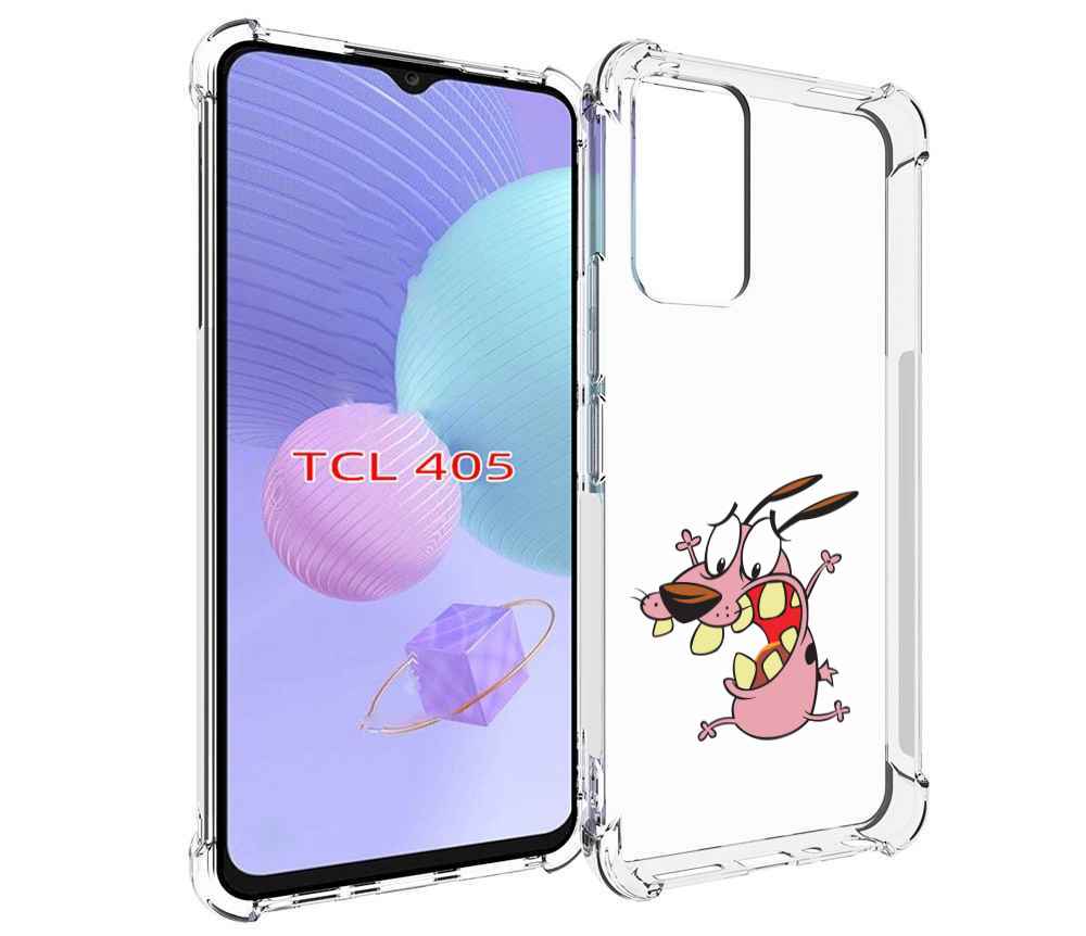 

Чехол MyPads зубастый бобик для TCL 405, Tocco