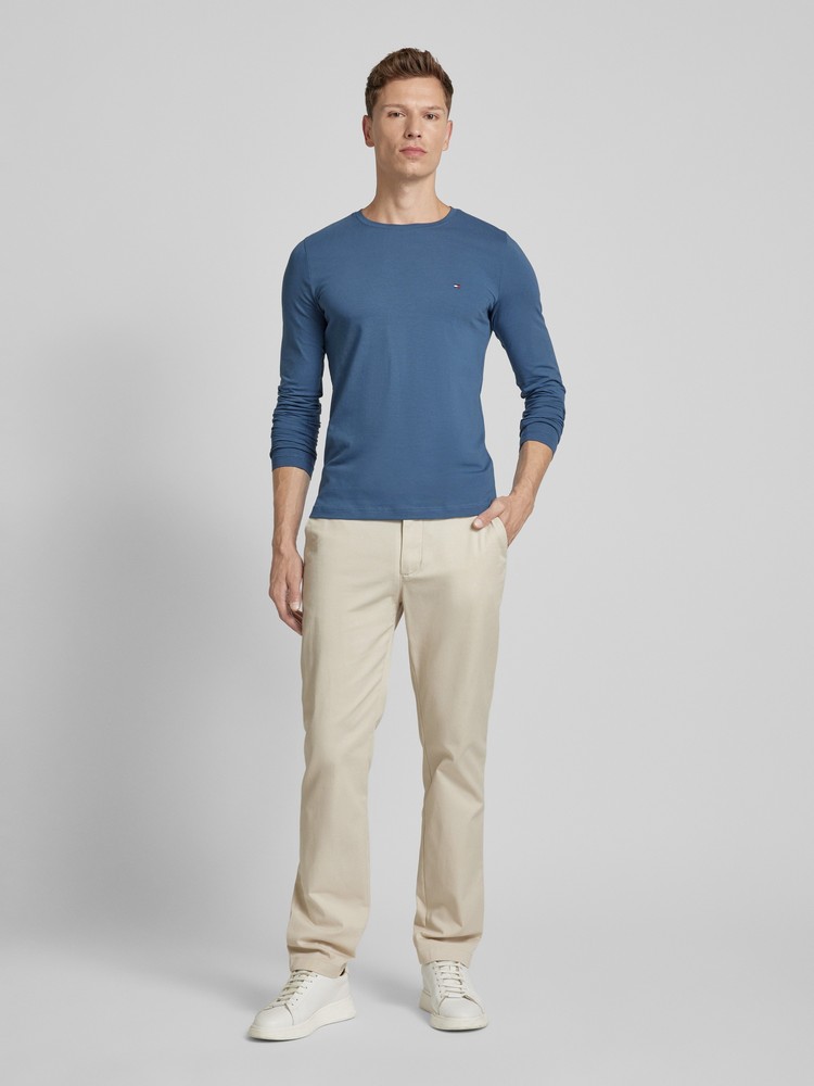 

Лонгслив мужской Tommy Hilfiger MW0MW10804 синий M, MW0MW10804
