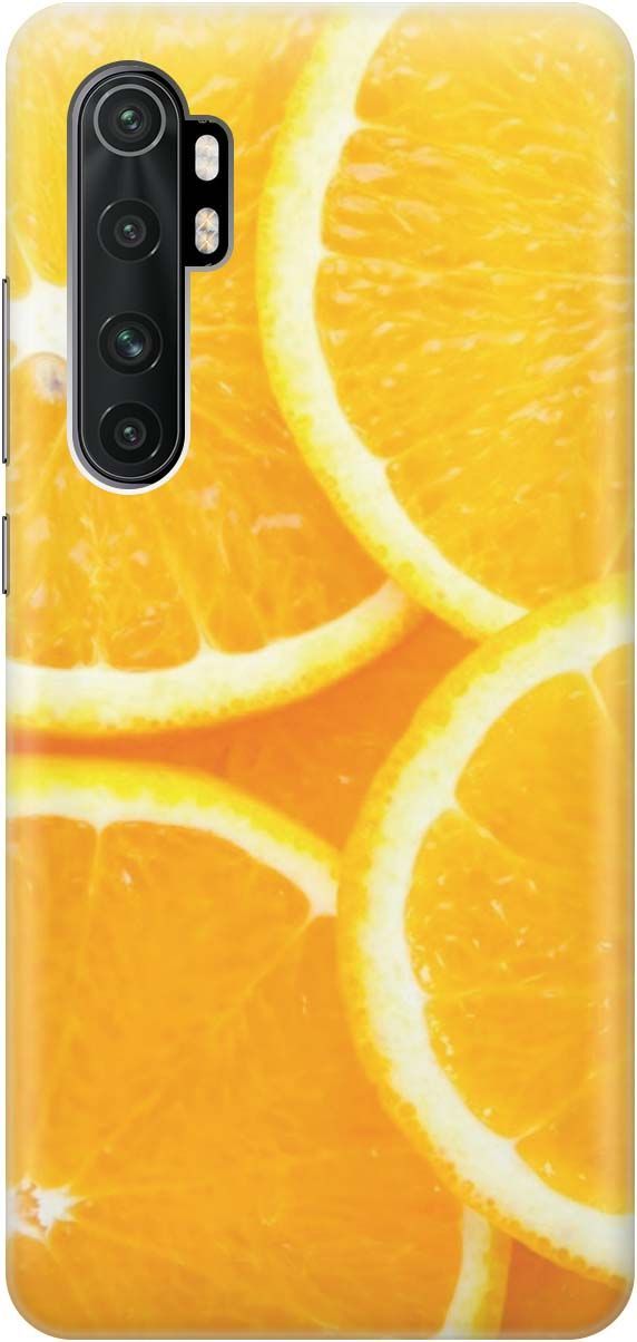 

Силиконовый чехол на Xiaomi Mi Note 10 Lite "Апельсины", Оранжевый, 433