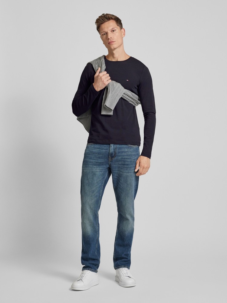 

Лонгслив мужской Tommy Hilfiger MW0MW10804 синий XXXL, MW0MW10804