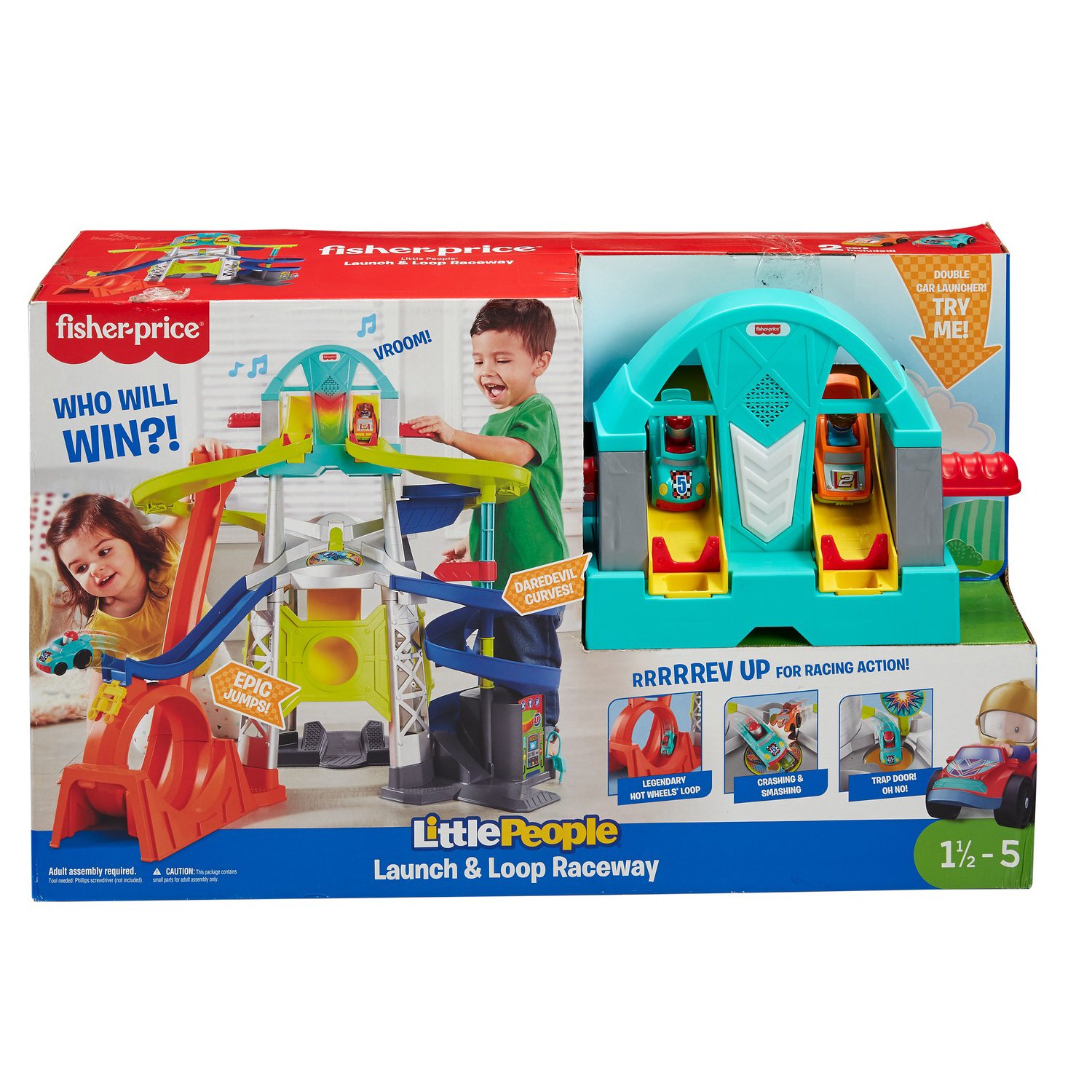 Игровой набор Fisher-Price Little People Запуск и винтовая трасса GMJ12