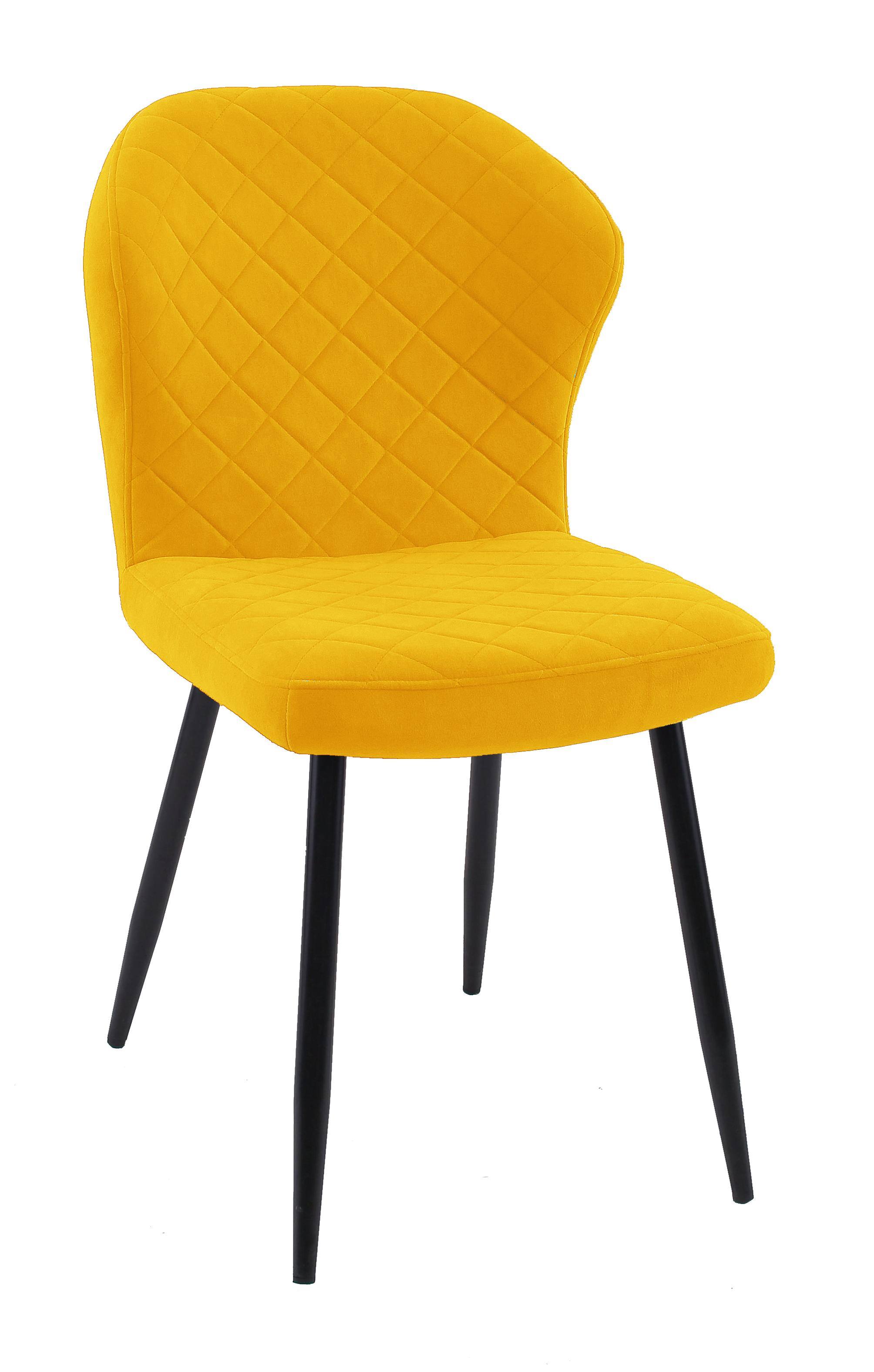 

Стул DikLine 239М B16 YELLOW, ножки черные