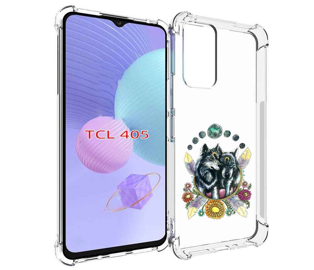 

Чехол MyPads красивые волки абстракция для TCL 405, Tocco