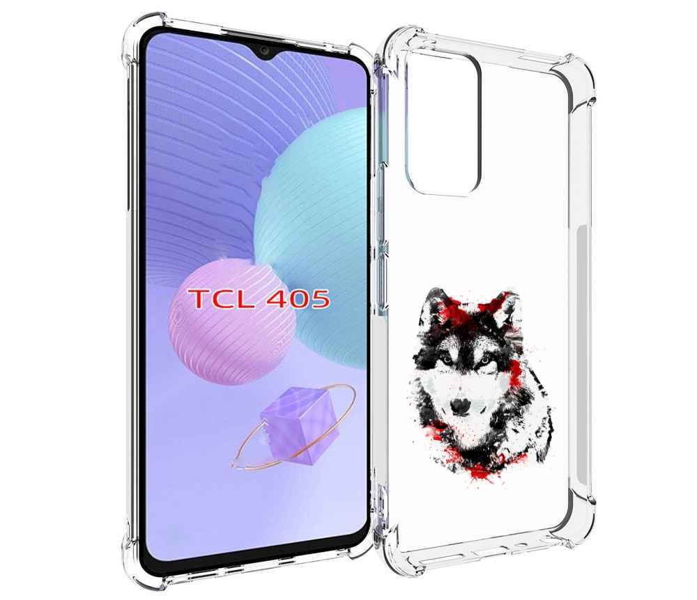 

Чехол MyPads кровавый волк для TCL 405, Tocco