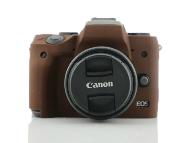 фото Чехол mypads для фотоаппарата canon eos m5 коричневый