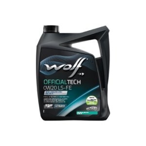 фото Моторное масло wolf officialtech ls-fe 0w20 4 л