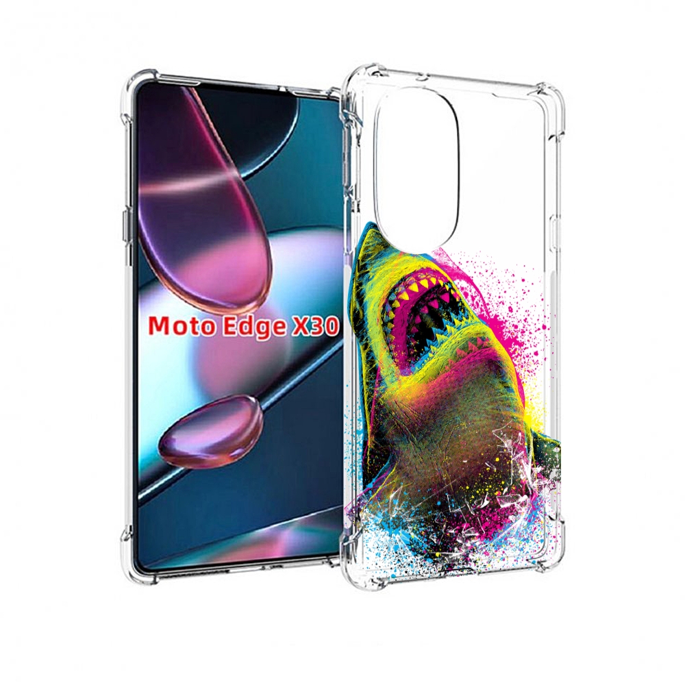 

Чехол MyPads челюсти-2 для Motorola Moto Edge X30, Прозрачный, Tocco