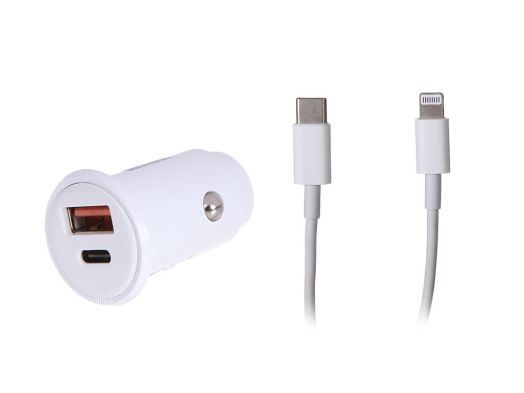 фото Зарядное устройство wiiix с кабелем lightning - usb type-c 2.0m ucc-2-40-cb-710bu8(2.0)-01