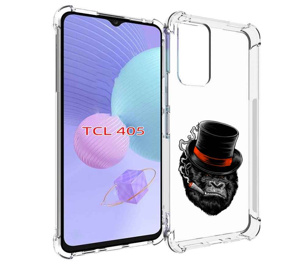 

Чехол MyPads дизайнерская горилла для TCL 405, Tocco